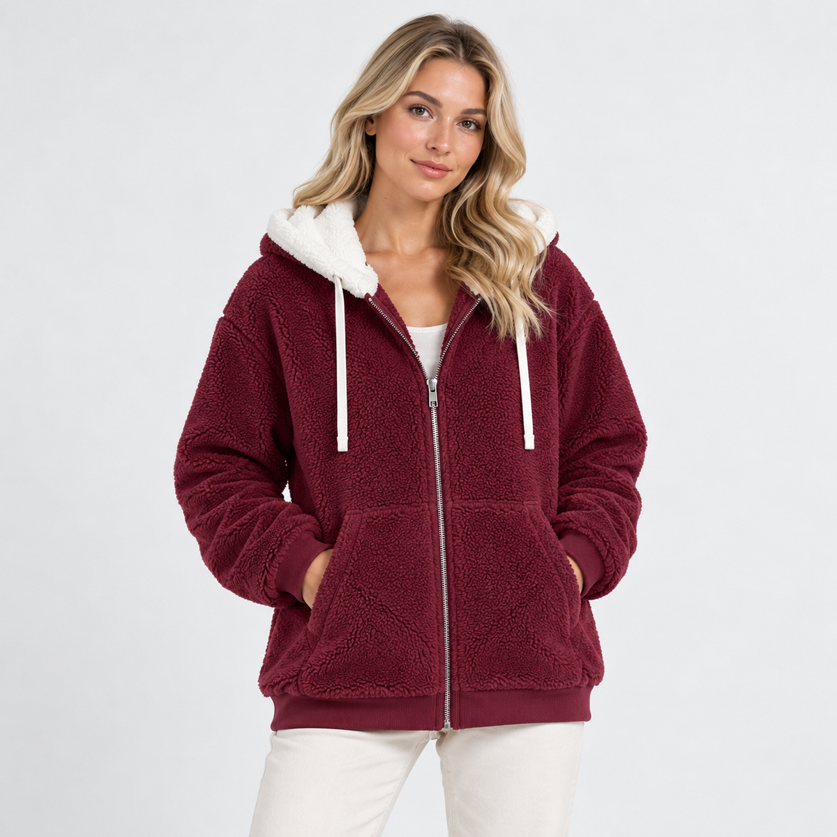 Delancey Comfort Hooded Zip Jacket | Emory & Blanc