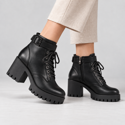 Lucinda Women's Soft Platform Ankle Boots | Emory & Blanc