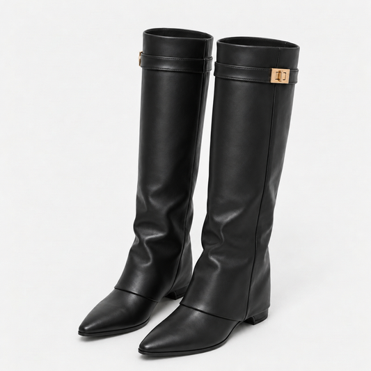 Octavia Relaxed Fit Knee-High Boots | Emory & Blanc