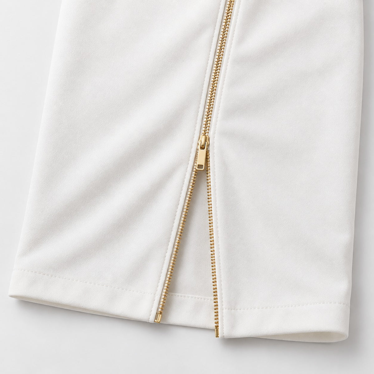 Roseline Comfort Zip-Front Midi Dress | Emory & Blanc