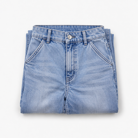 Suzette Soft Barrel-Leg Jeans, Cropped | Emory & Blanc