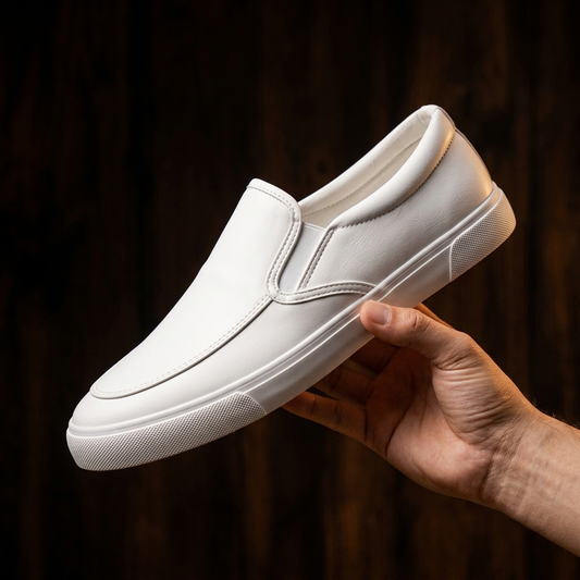 Vivienne Apron-Toe Slip-On | Emory & Blanc