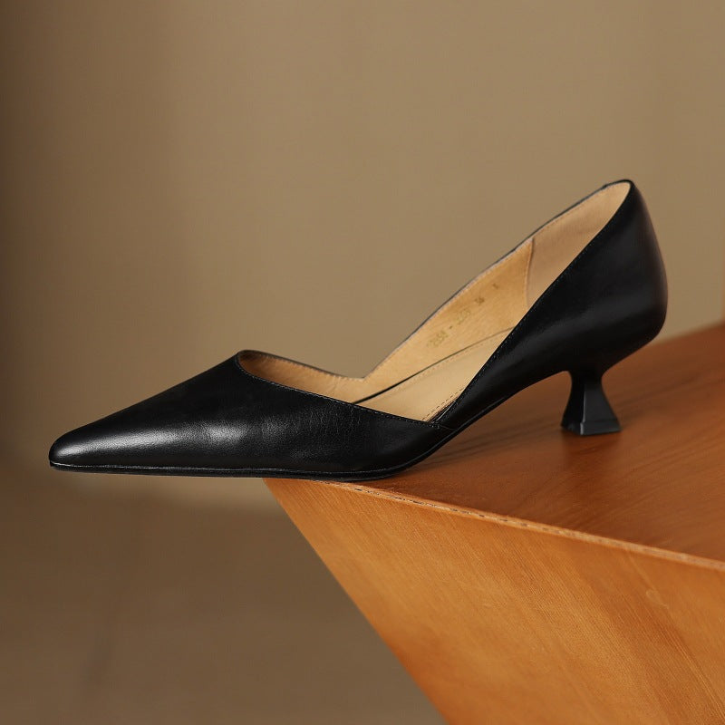 The Carina Leather Heel