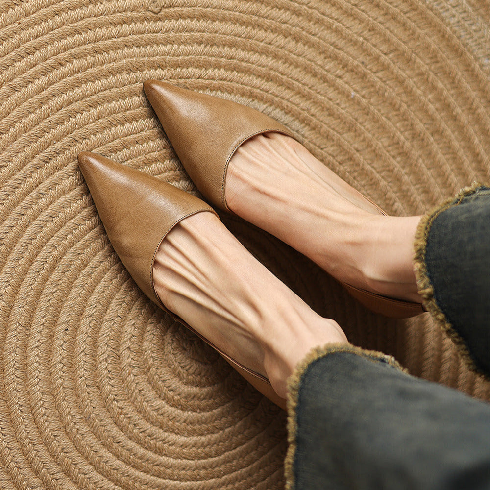 The Carina Leather Heel