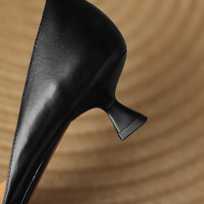 The Carina Leather Heel