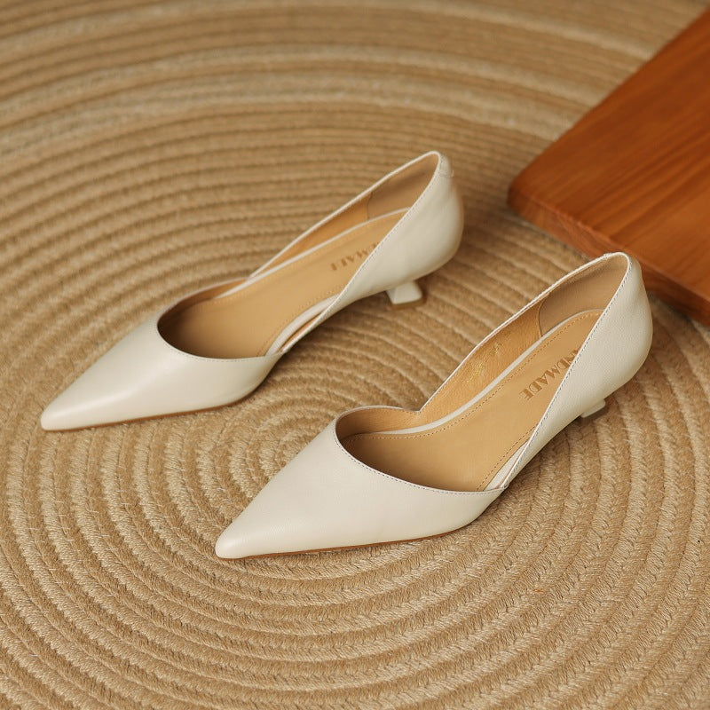 The Carina Leather Heel
