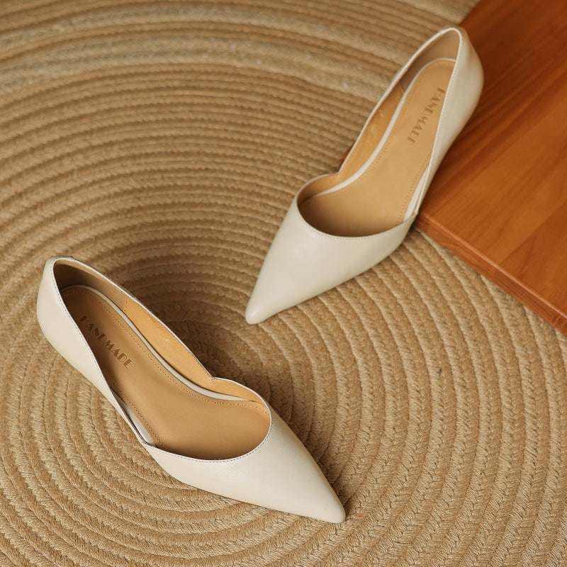 The Carina Leather Heel