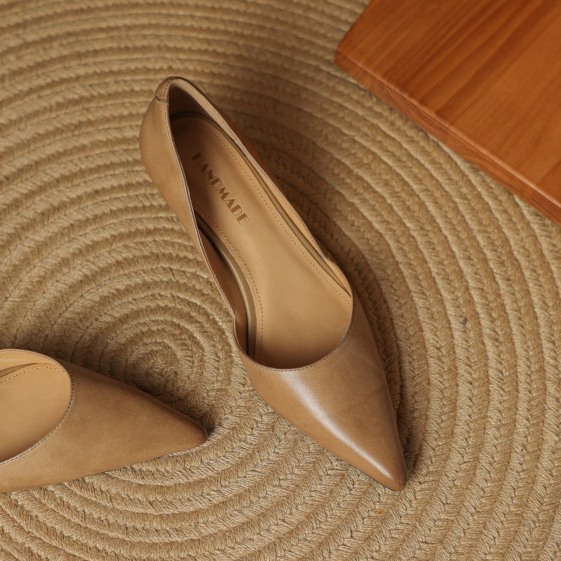 The Carina Leather Heel