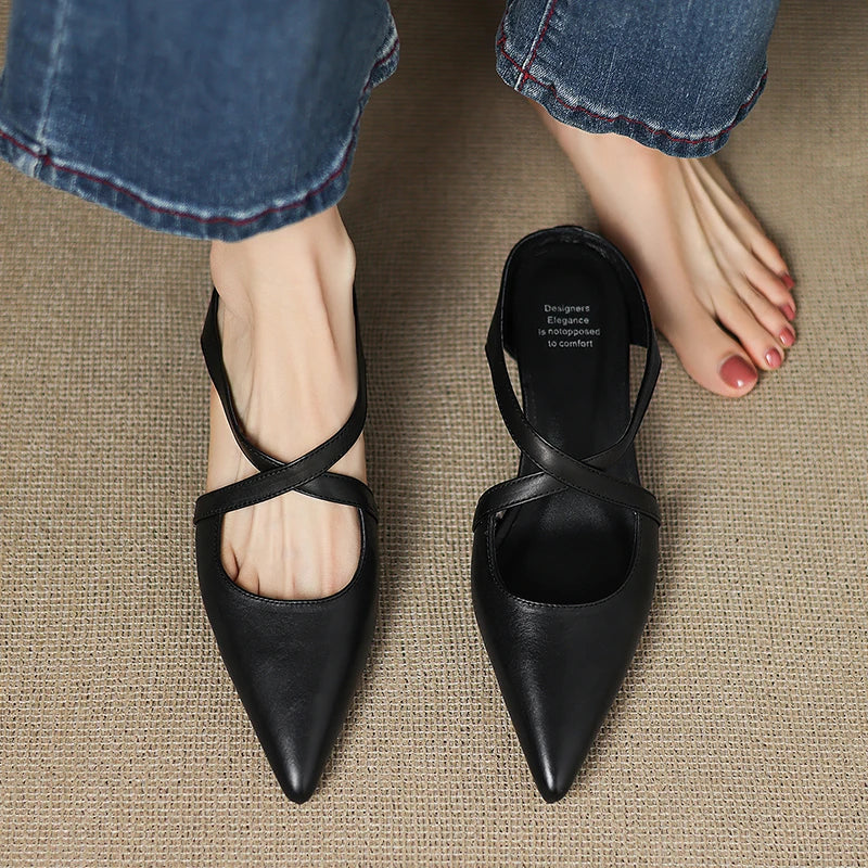 The Elara Cross-Strap Mule image 18