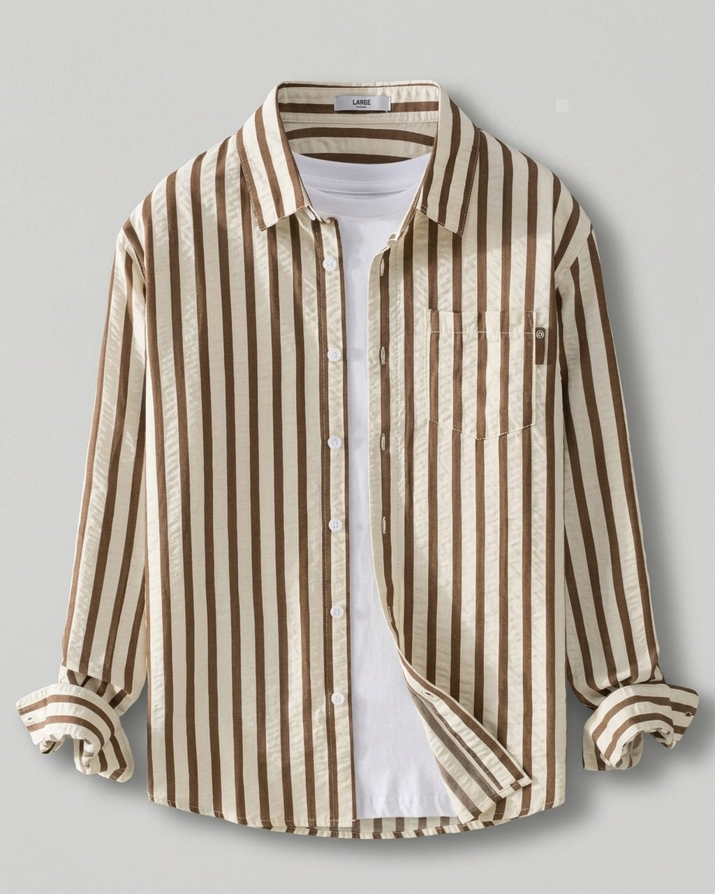 Midtown Button-Up catalog image in Beige