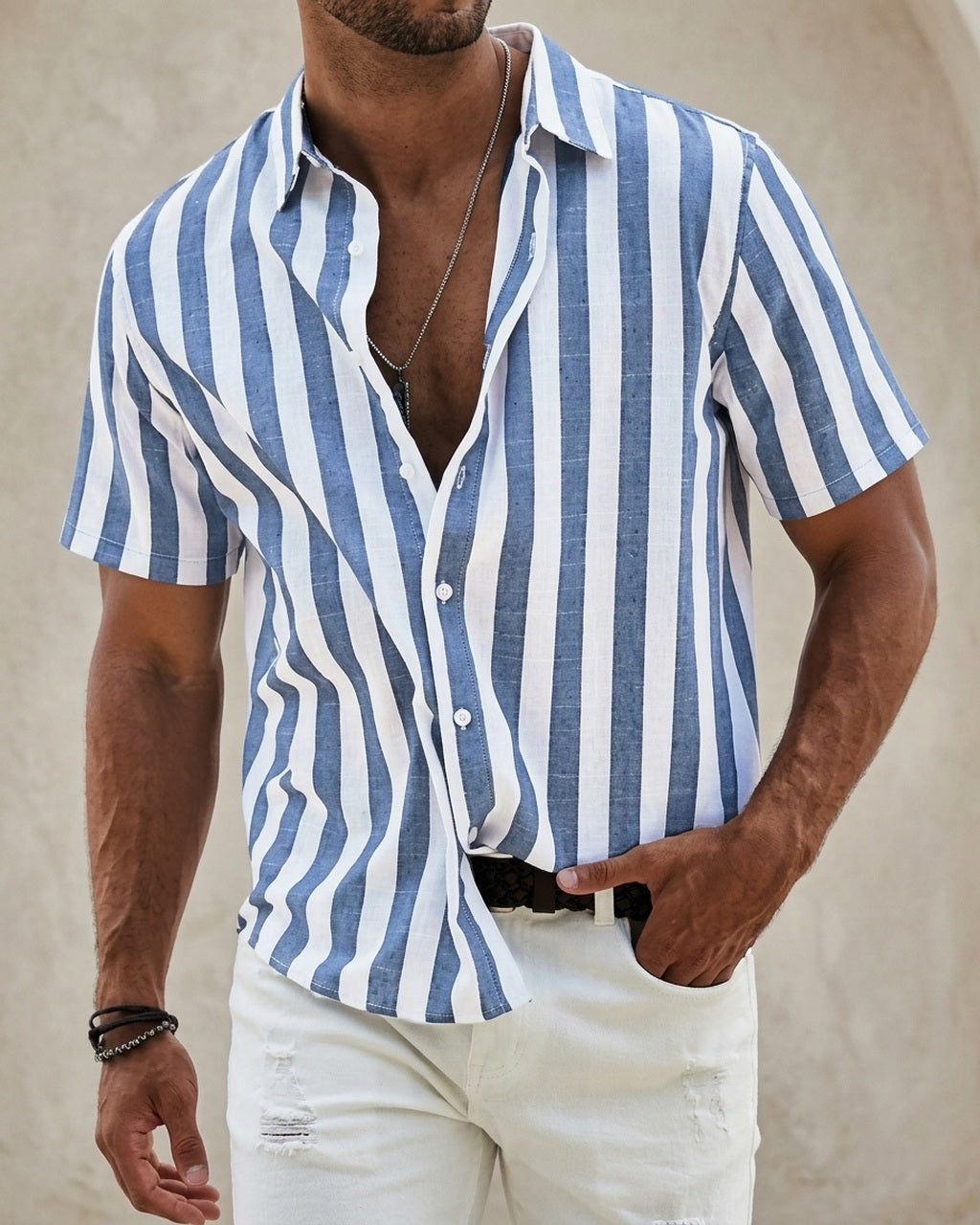 Coastline Short Sleeve premium hero in Mariner