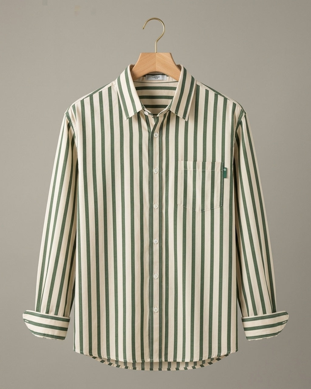 Midtown Button-Up catalog image in Olive