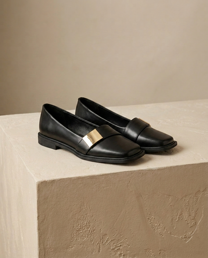 Adeline Square-Toe Loafer | Emory & Blanc