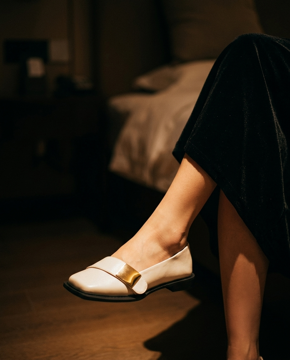 Adeline Square-Toe Loafer | Emory & Blanc