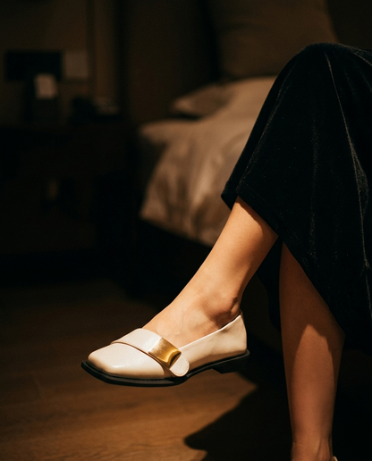 Adeline Square-Toe Loafer | Emory & Blanc