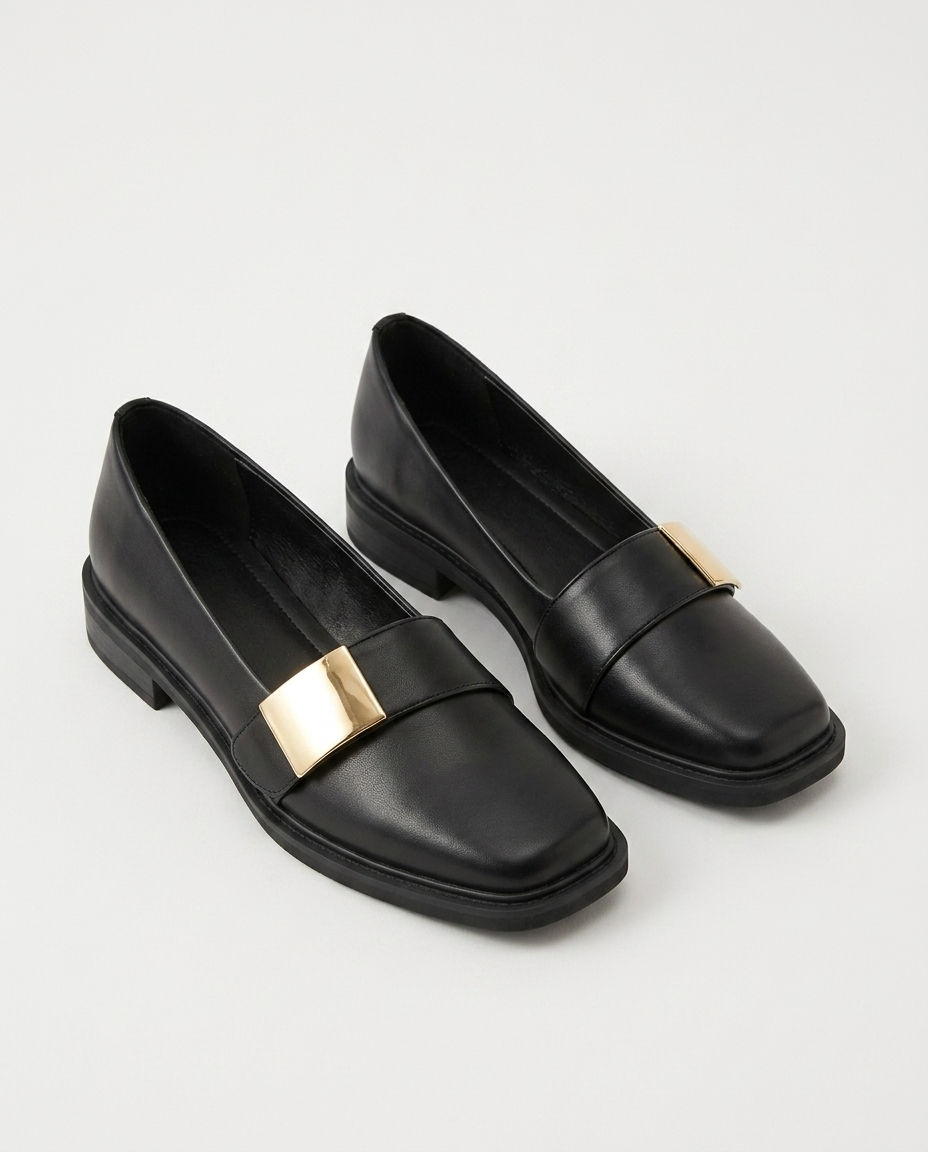 Adeline Square-Toe Loafer | Emory & Blanc