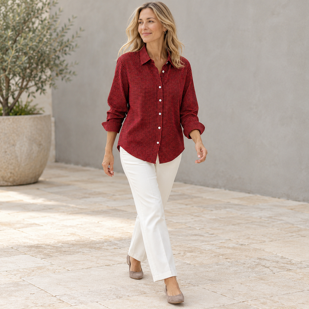 Ainsley Relaxed Fit Button-Down Shirt | Emory & Blanc