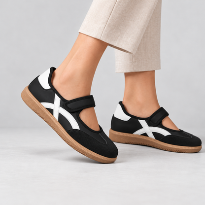 Albertine Comfort Mary Jane Walking Shoes | Emory & Blanc