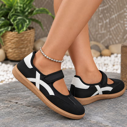 Albertine Comfort Mary Jane Walking Shoes | Emory & Blanc