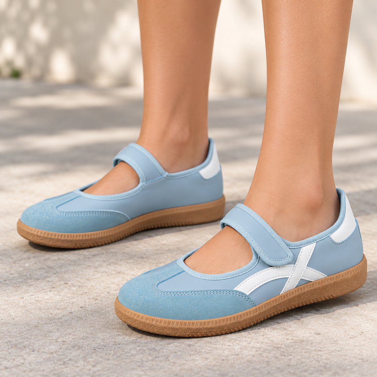 Albertine Comfort Mary Jane Walking Shoes | Emory & Blanc