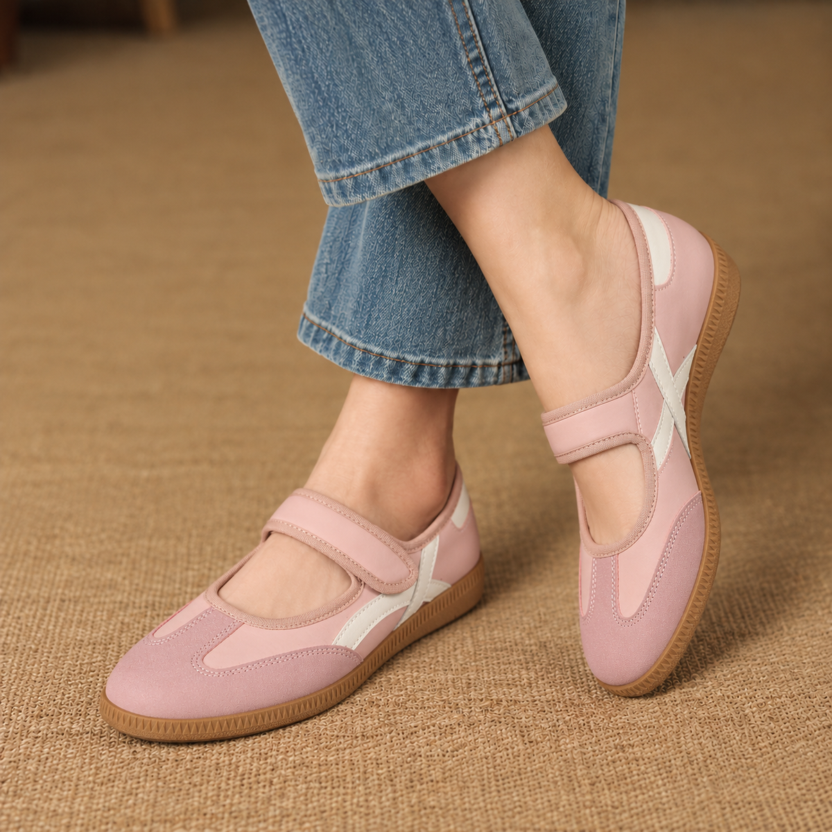 Albertine Comfort Mary Jane Walking Shoes | Emory & Blanc