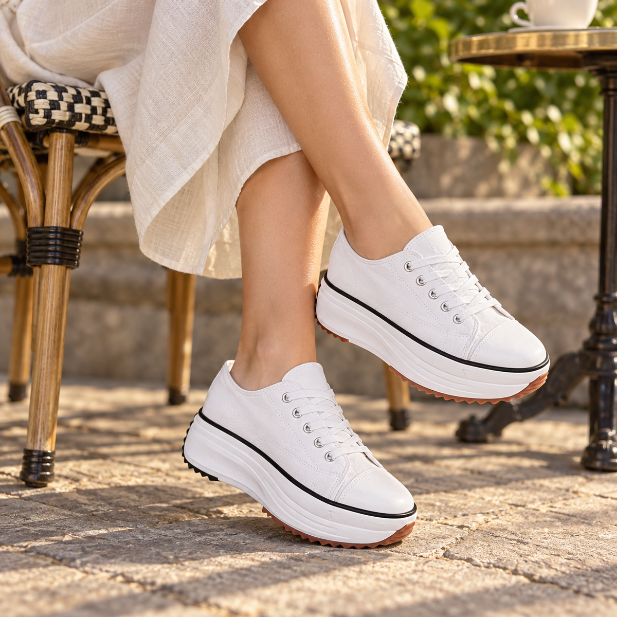 Amalfi Platform Sneaker | Emory & Blanc