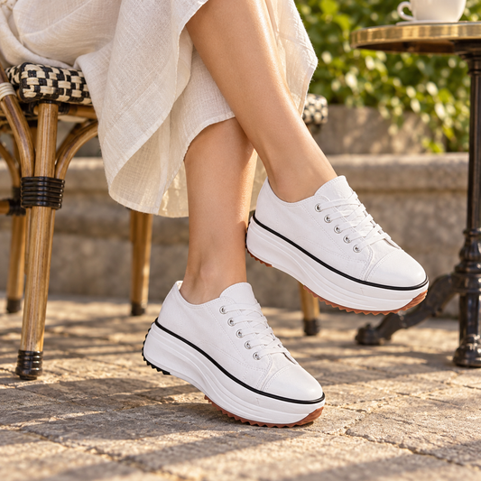 Amalfi Platform Sneaker | Emory & Blanc