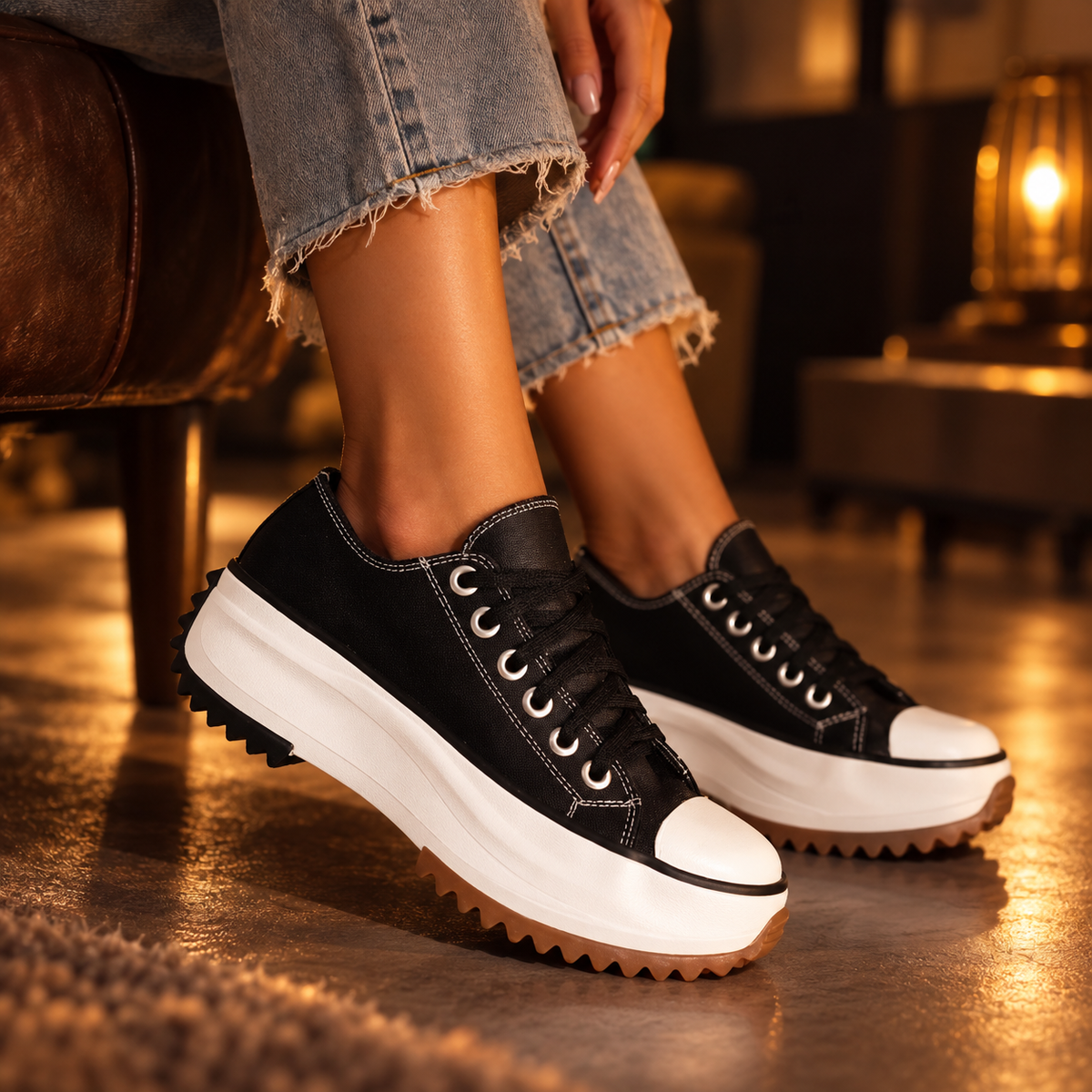Amalfi Platform Sneaker | Emory & Blanc