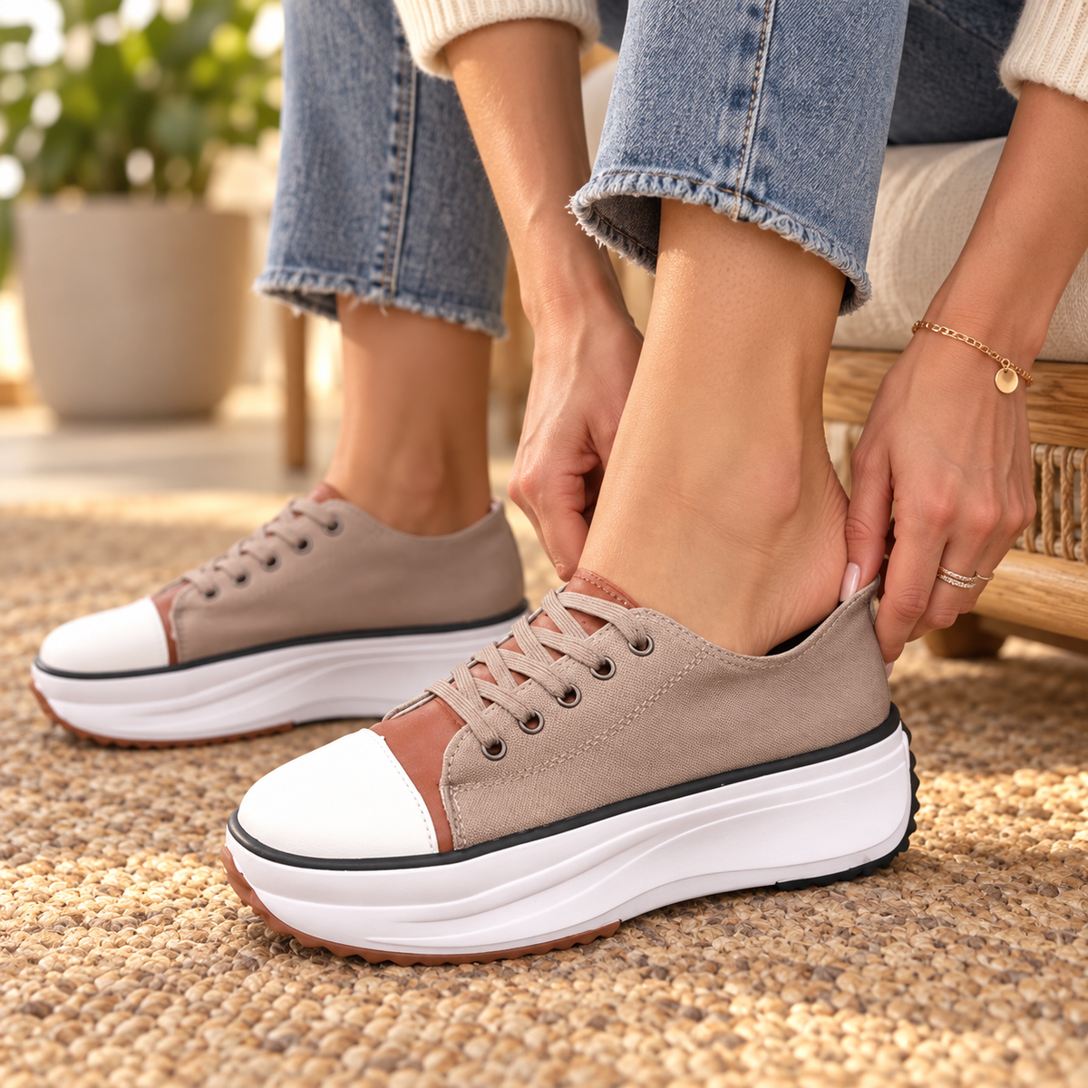 Amalfi Platform Sneaker | Emory & Blanc