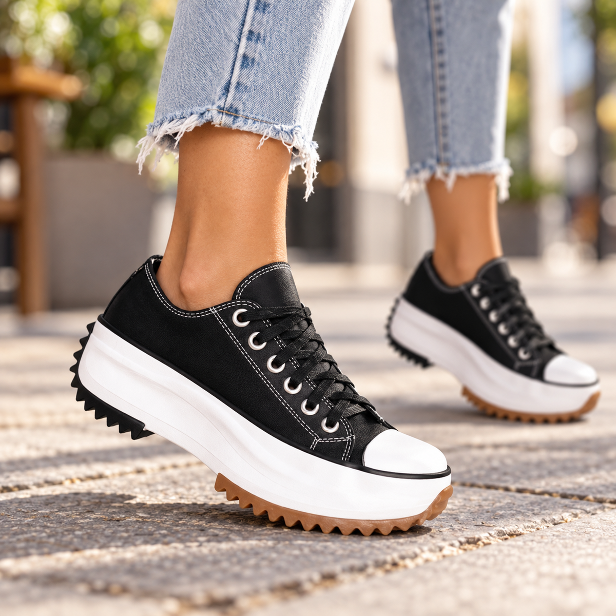 Amalfi Platform Sneaker | Emory & Blanc