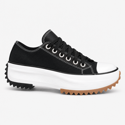 Amalfi Platform Sneaker — Black | Emory & Blanc