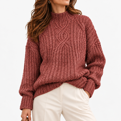 Amelie Women's Breathable Knit Shirt — Red | Emory & Blanc