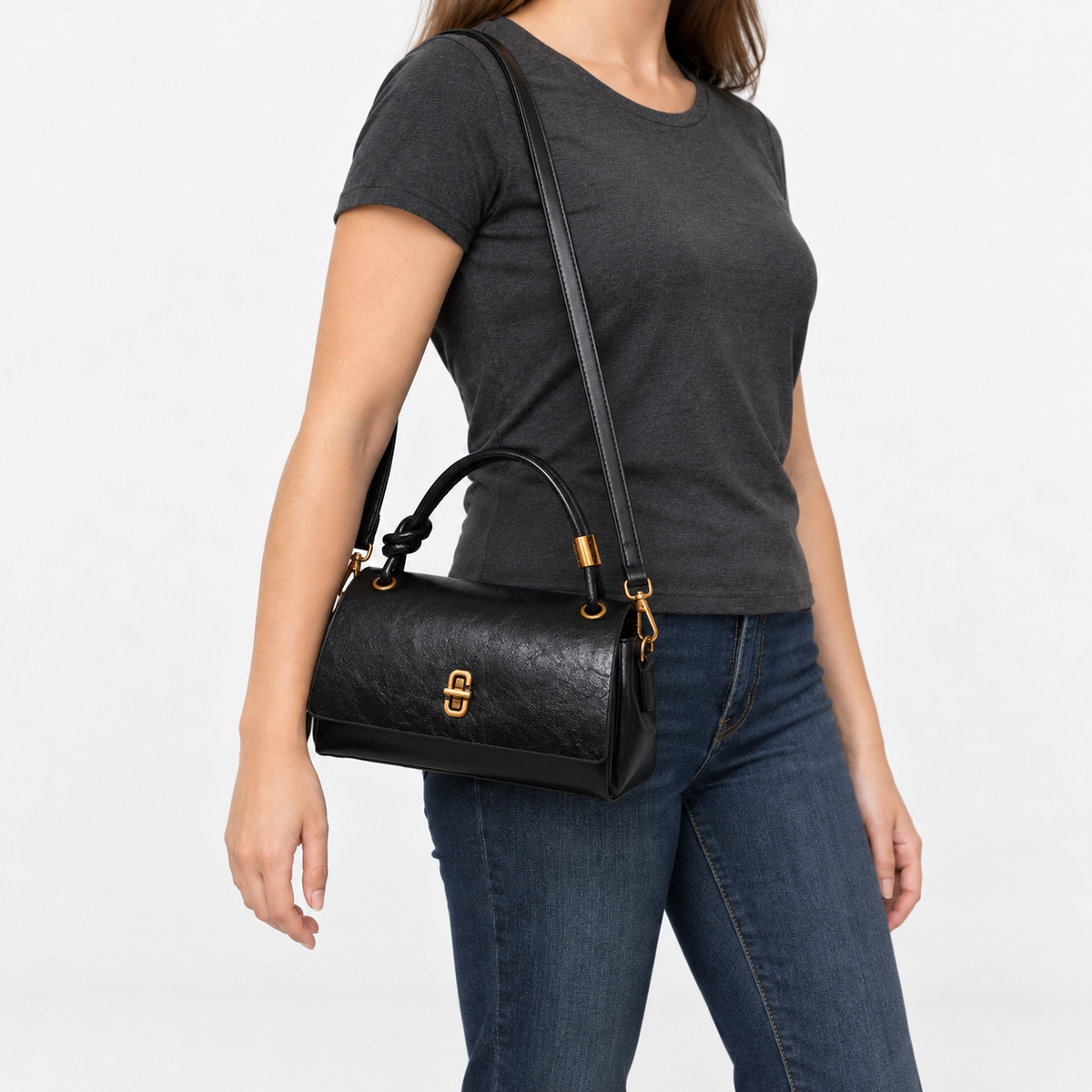 Annabel Comfort Knotted-Handle Bag | Emory & Blanc