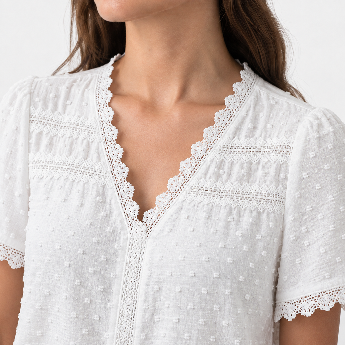 Annabel Women's Everyday Comfort Shirt, V-Neck | Emory & Blanc