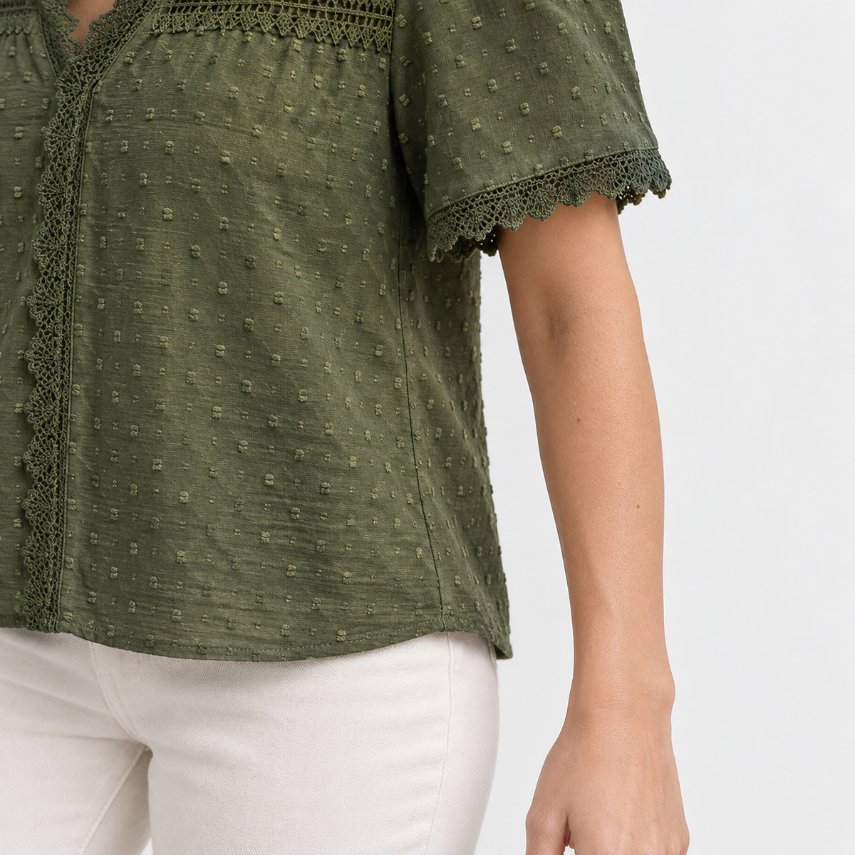 Annabel Women's Everyday Comfort Shirt, V-Neck | Emory & Blanc