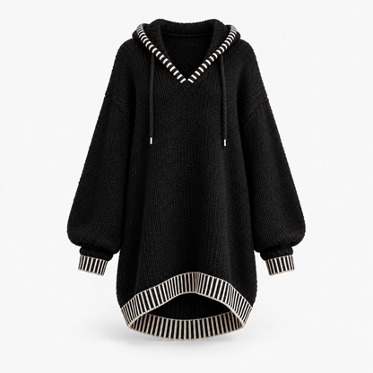 Anneline Cozy Hooded Sweater Dress | Emory & Blanc