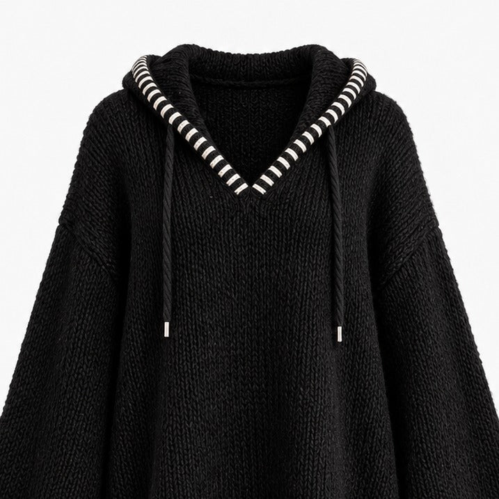 Anneline Cozy Hooded Sweater Dress | Emory & Blanc