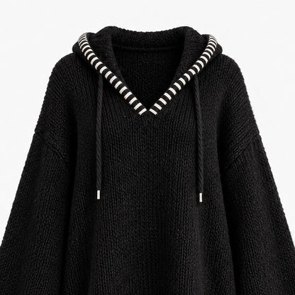 Anneline Cozy Hooded Sweater Dress | Emory & Blanc