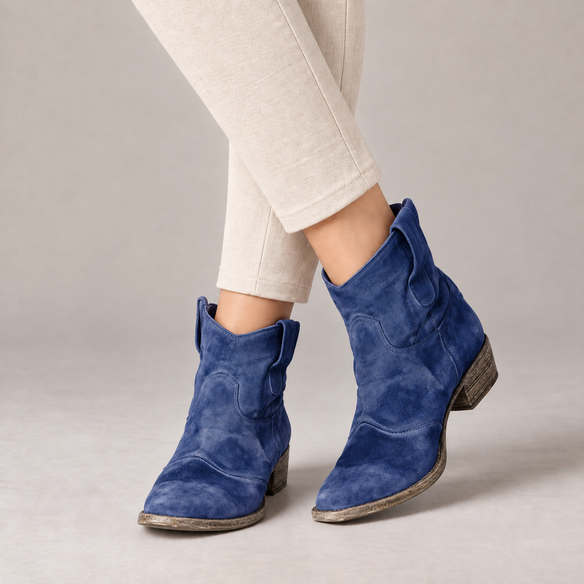 Annette Women's Soft Synthetic Shoes — Navy | Emory & Blanc