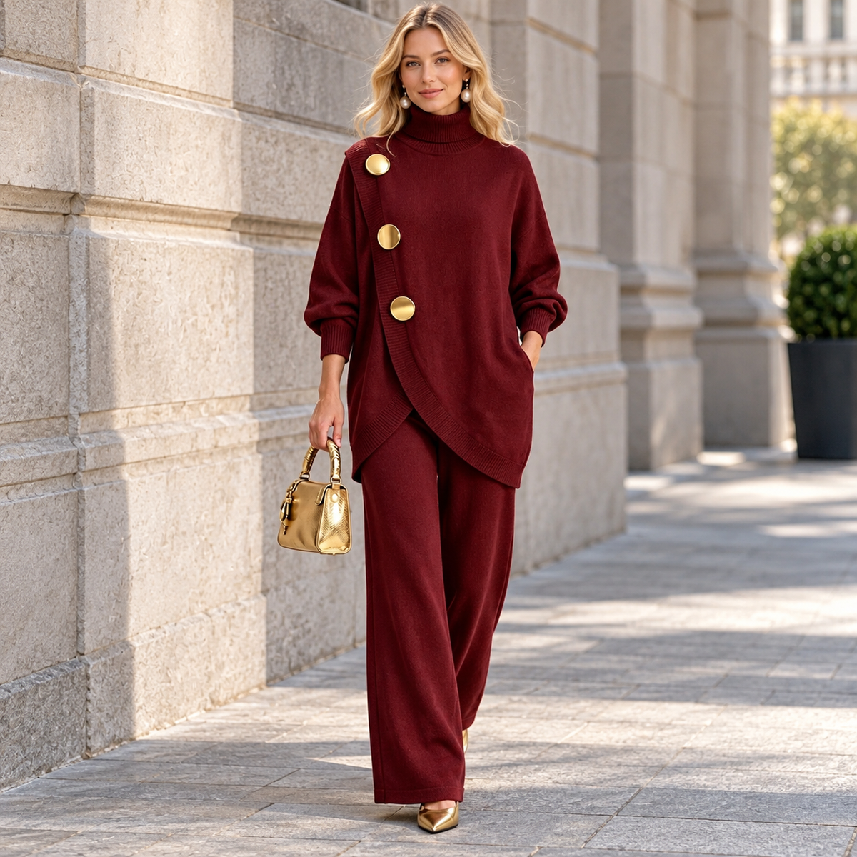 Anouk Lightweight Sweater and Pants Set | Emory & Blanc