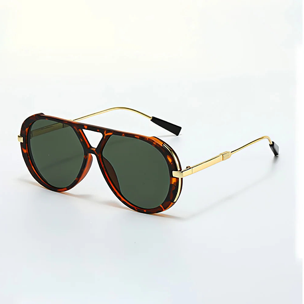 Anson Lightweight Aviator Sunglasses — Green | Emory & Blanc