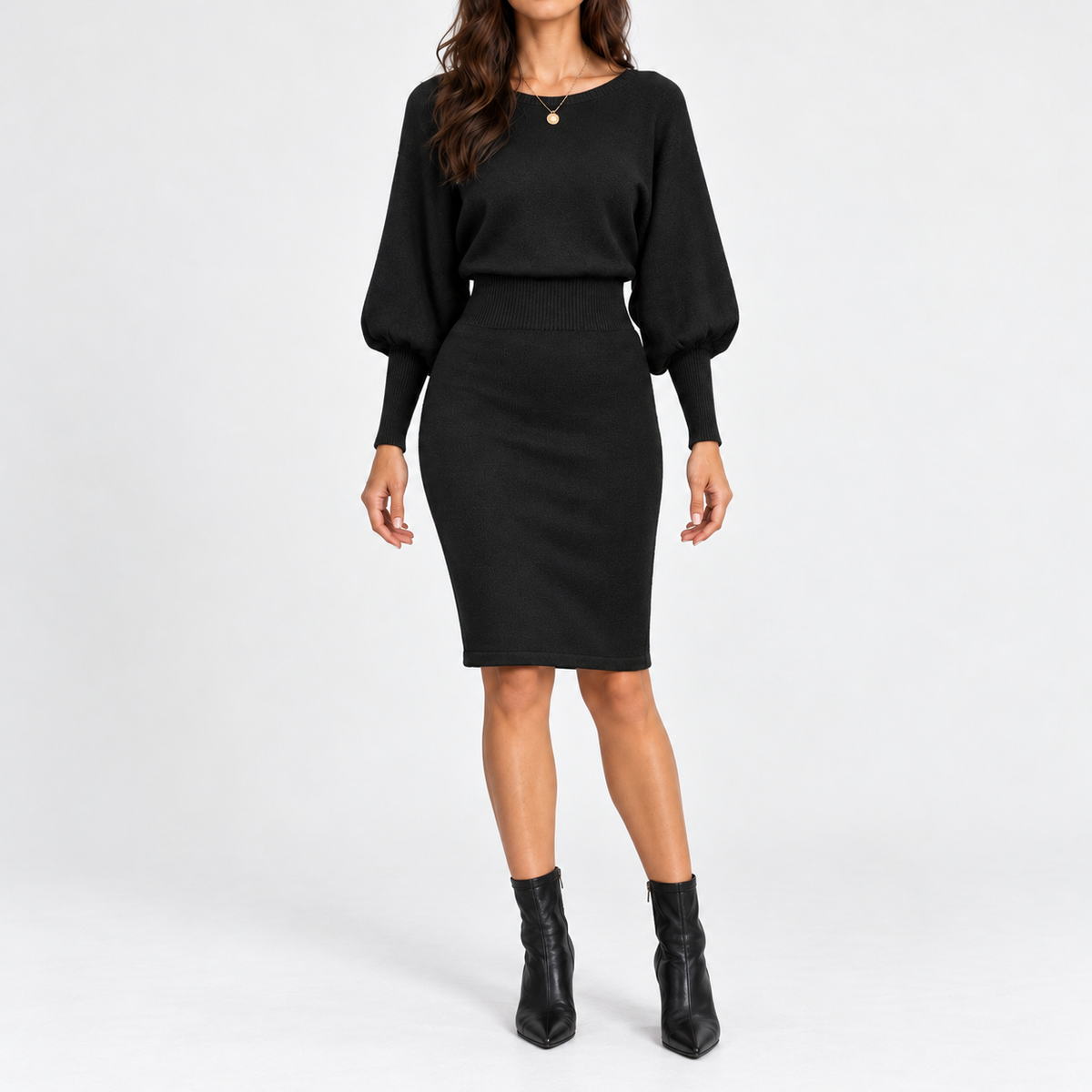 Apolline Relaxed Knit Top And Skirt Set | Emory & Blanc