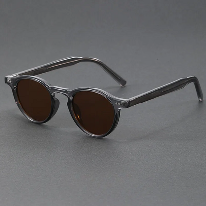 Auden Lightweight Round Sunglasses — Grey | Emory & Blanc