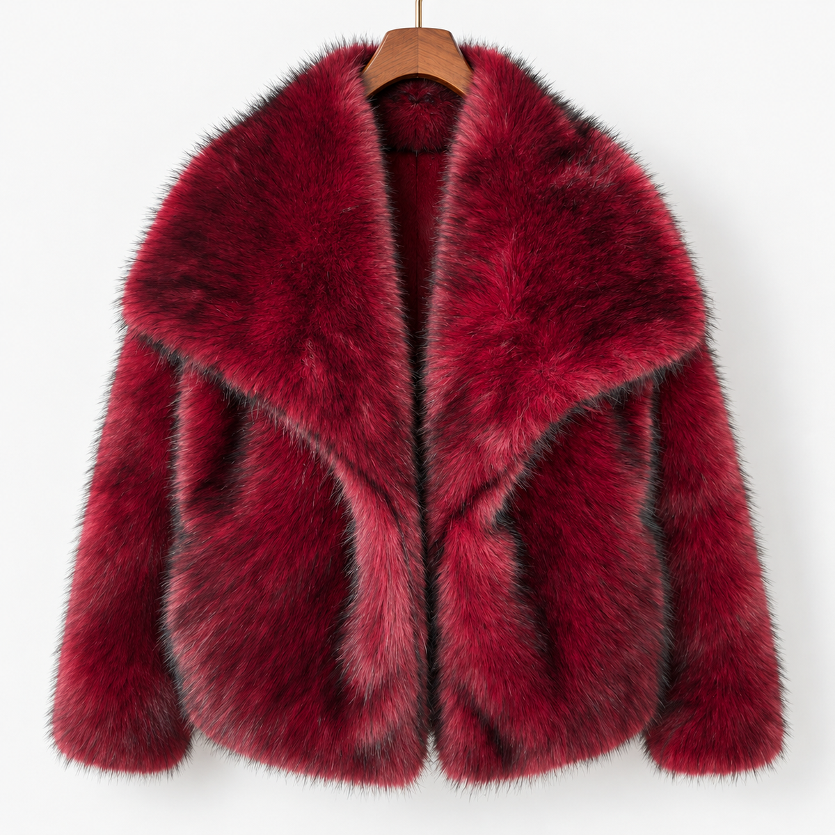Aurelie Relaxed Fit Plush Lapel Jacket | Emory & Blanc