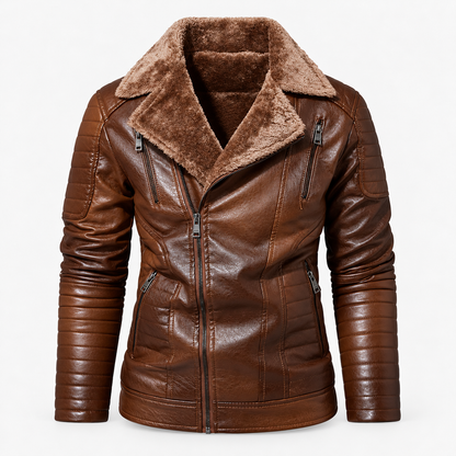 Avril Soft Zip-Front Jacket, Notched Collar | Emory & Blanc
