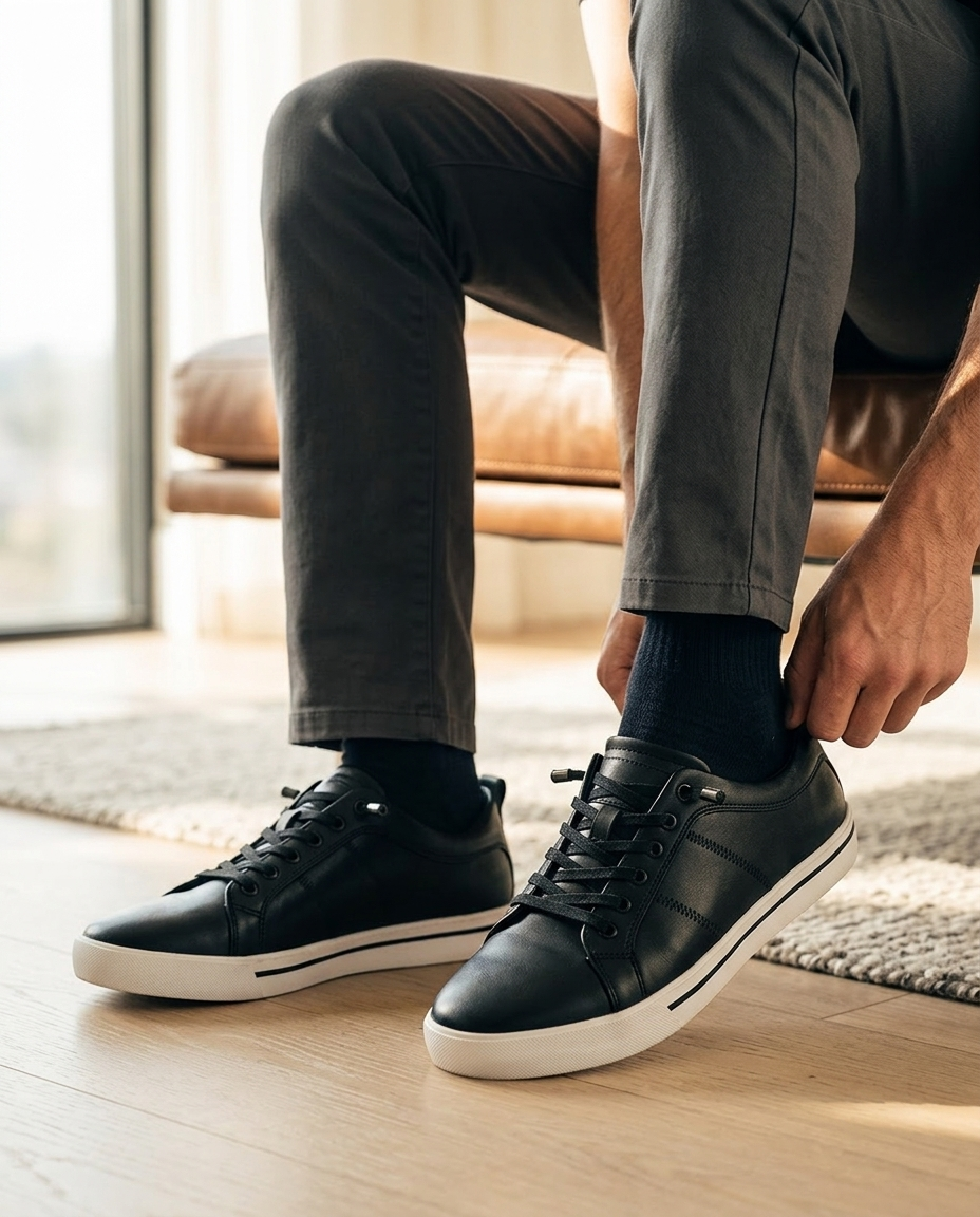 Beatrice Stitched Sneaker | Emory & Blanc