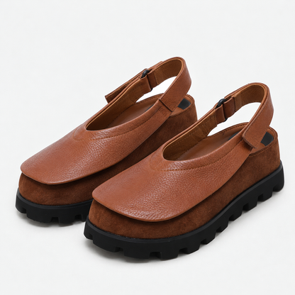 Beryl Comfort Platform Slingback Shoes | Emory & Blanc