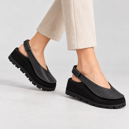 Beryl Comfort Platform Slingback Shoes | Emory & Blanc