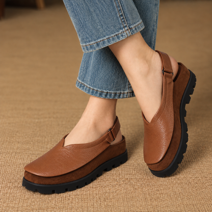 Beryl Comfort Platform Slingback Shoes | Emory & Blanc