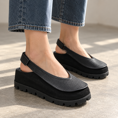Beryl Comfort Platform Slingback Shoes | Emory & Blanc